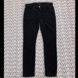 Monfrere Greyson velvet noir pant size 36